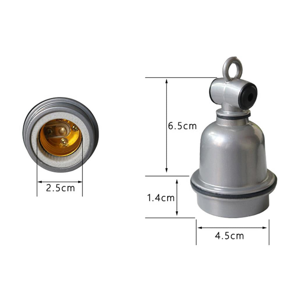 5Pcs E27 Waterproof Aluminium Bulb Lamp Heater Holder Lamp Socket for Pig