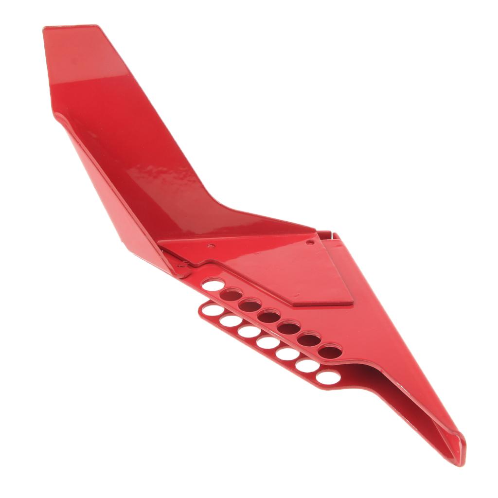 Steel Safety Ball Valve Lockout Tagout Red