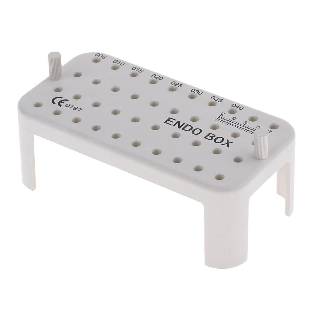 Dental Endo Box Autoclave Disinfection Sterilization Caddy File Storage Blue