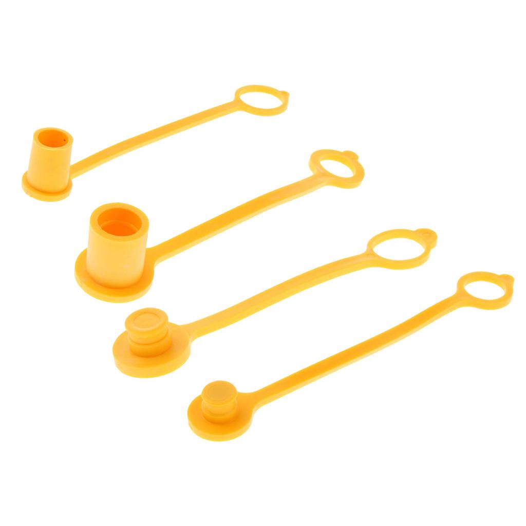 2Pcs Propane / Natural LP Gas Quick Disconnect Quick Connect 1/4" Cap & Plug
