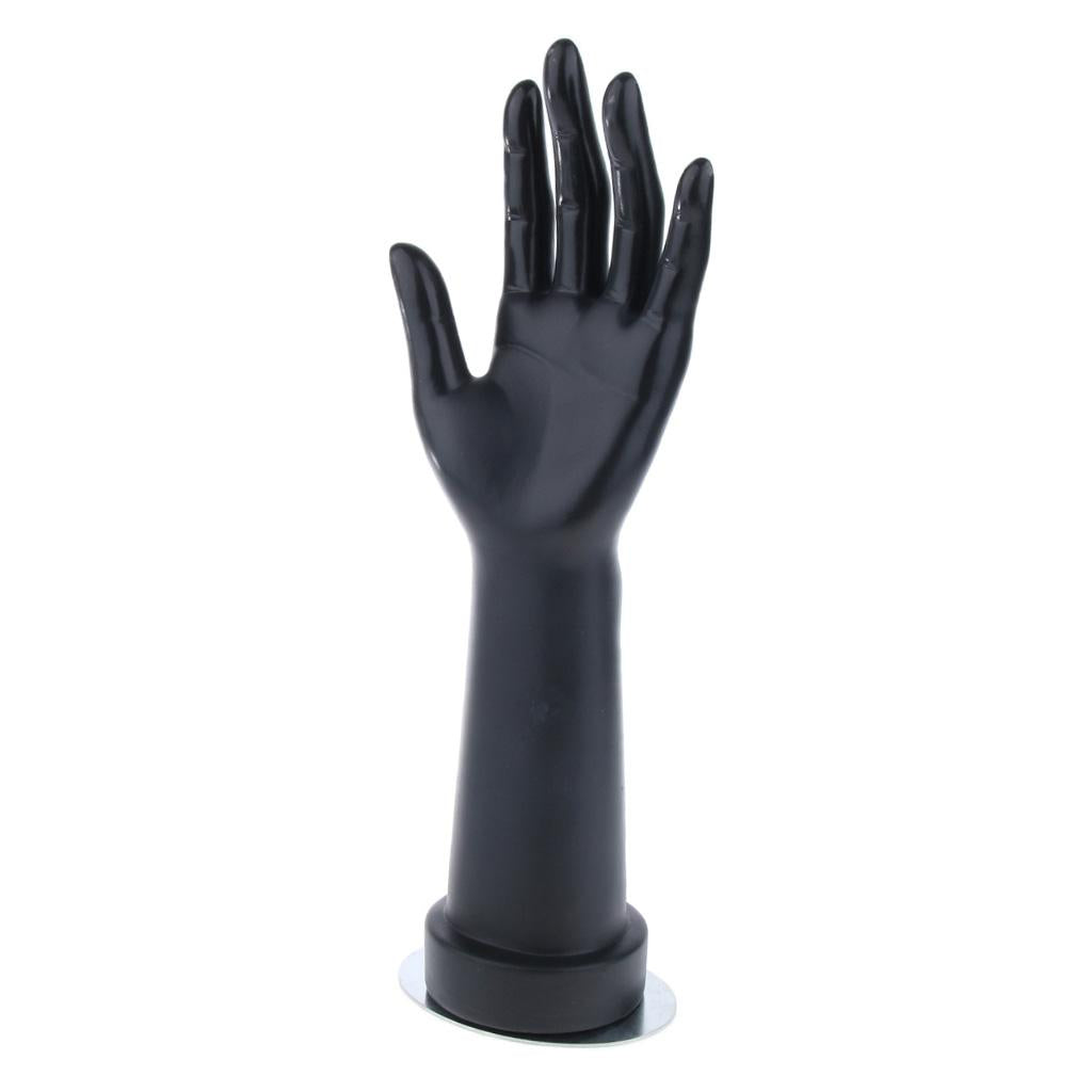 1Piece Mannequin Hand for Jewelry Bracelet Gloves Display Black Left