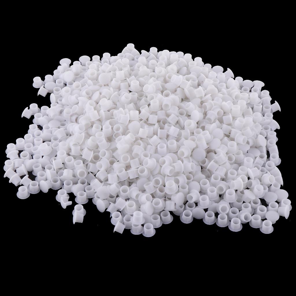 8mm plastic cover cap furniture cabinet cupboard hinge hose blanking White