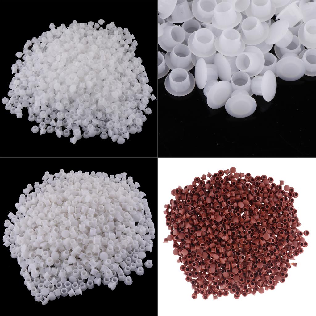 8mm plastic cover cap furniture cabinet cupboard hinge hose blanking White