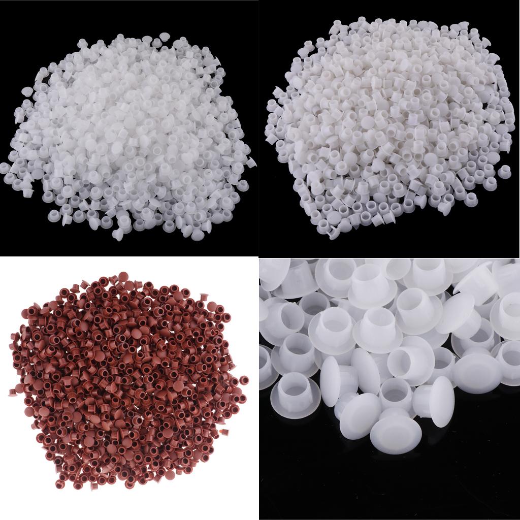 8mm plastic cover cap furniture cabinet cupboard hinge hose blanking White