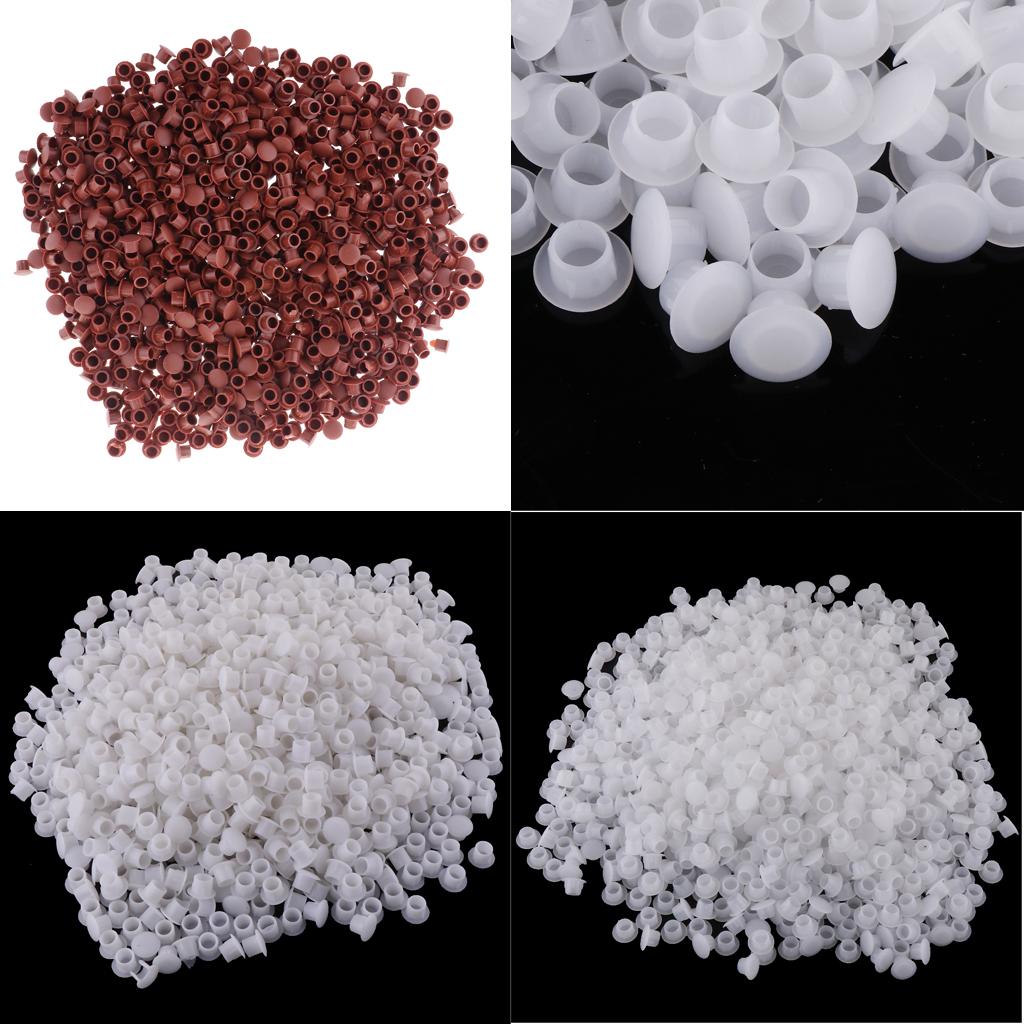 8mm plastic cover cap furniture cabinet cupboard hinge hose blanking White