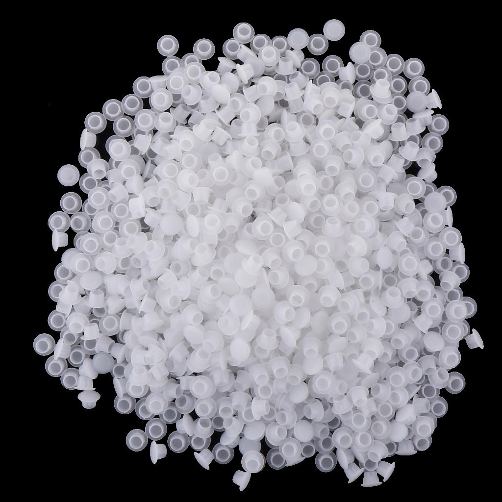 8mm plastic cover cap furniture cabinet cupboard hinge hose blanking Clear