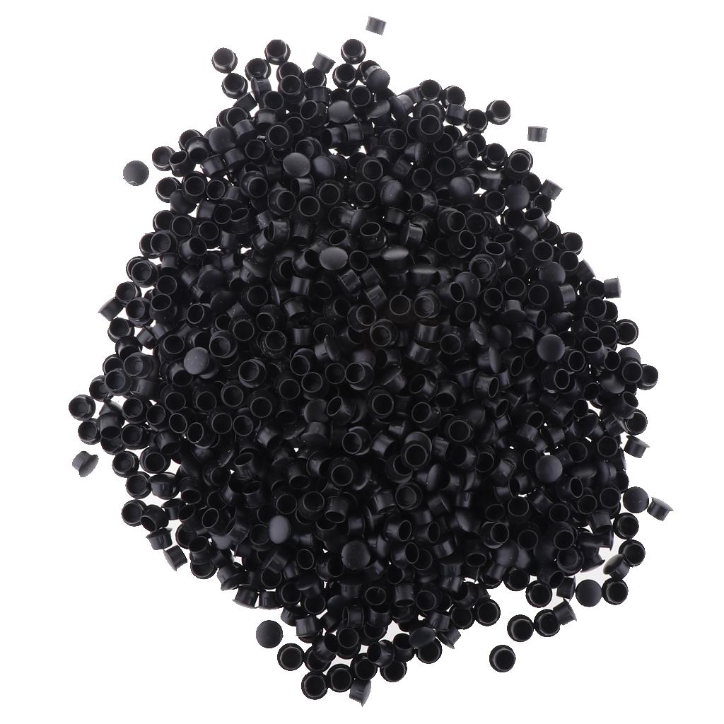 10 mm Plastic Hinge hole Cover Caps for Home Furniture Black