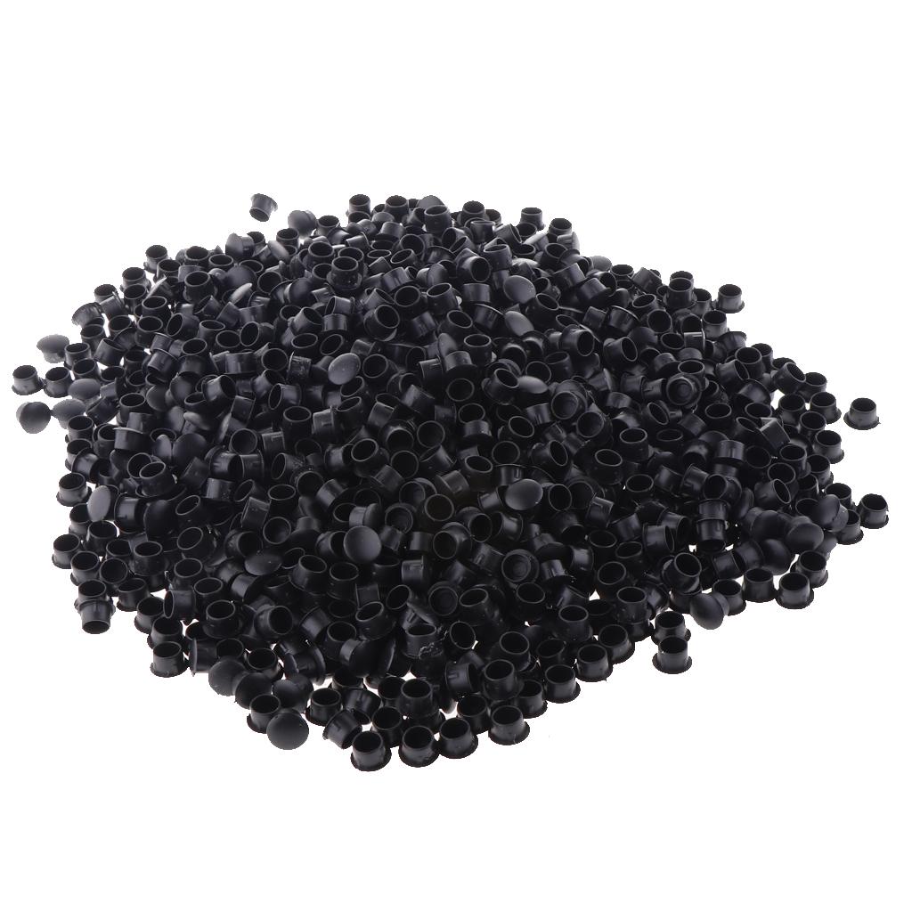 10 mm Plastic Hinge hole Cover Caps for Home Furniture Black