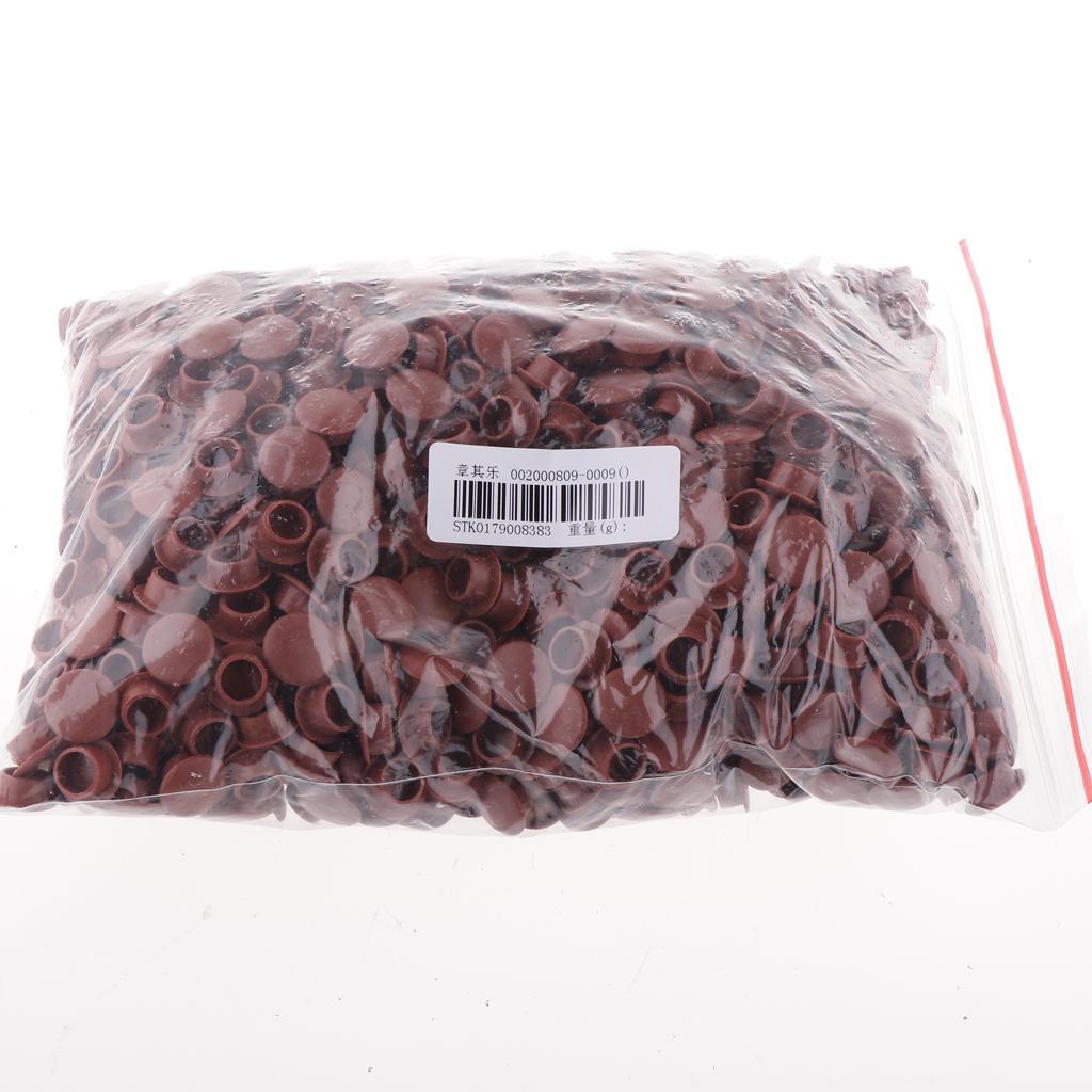10 mm Plastic Hinge hole Cover Caps for Home Furniture brown