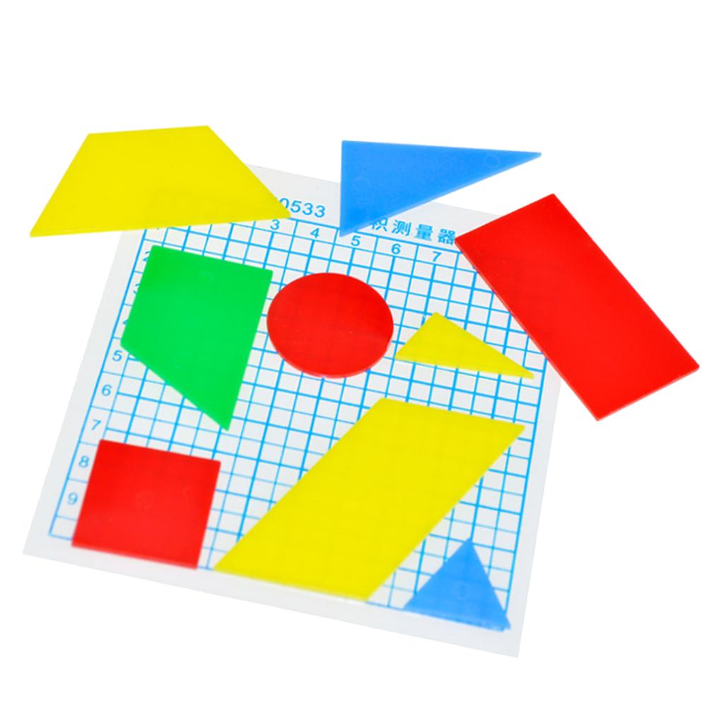 Mathematics Teaching Geometric Area Calculation Geometry Learning Plastic