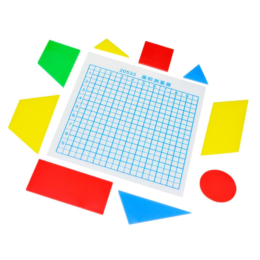Mathematics Teaching Geometric Area Calculation Geometry Learning Plastic
