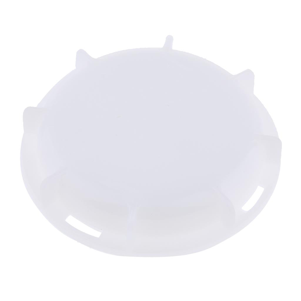 4x1000L IBC Ton Barrel Valve Dust Cover IBC Adaptor Fitting Seal Cap White