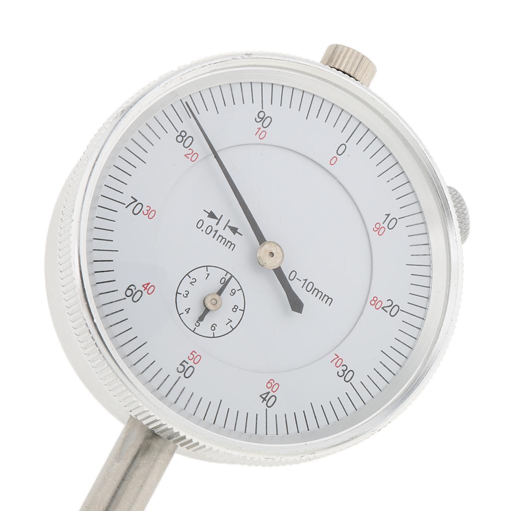 Precise Dial Test Indicator Gauge Lug Back Pointer Metric 0-10mm 0.01mm