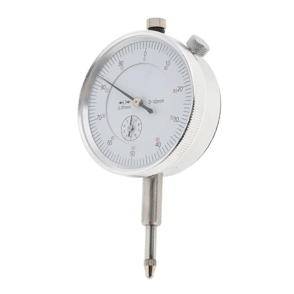 Precise Dial Test Indicator Gauge Lug Back Pointer Metric 0-10mm 0.01mm