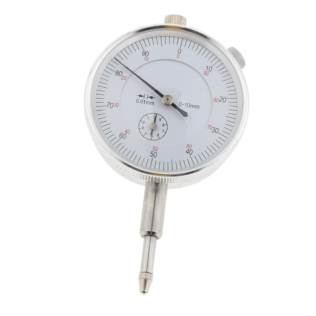 Precise Dial Test Indicator Gauge Lug Back Pointer Metric 0-10mm 0.01mm