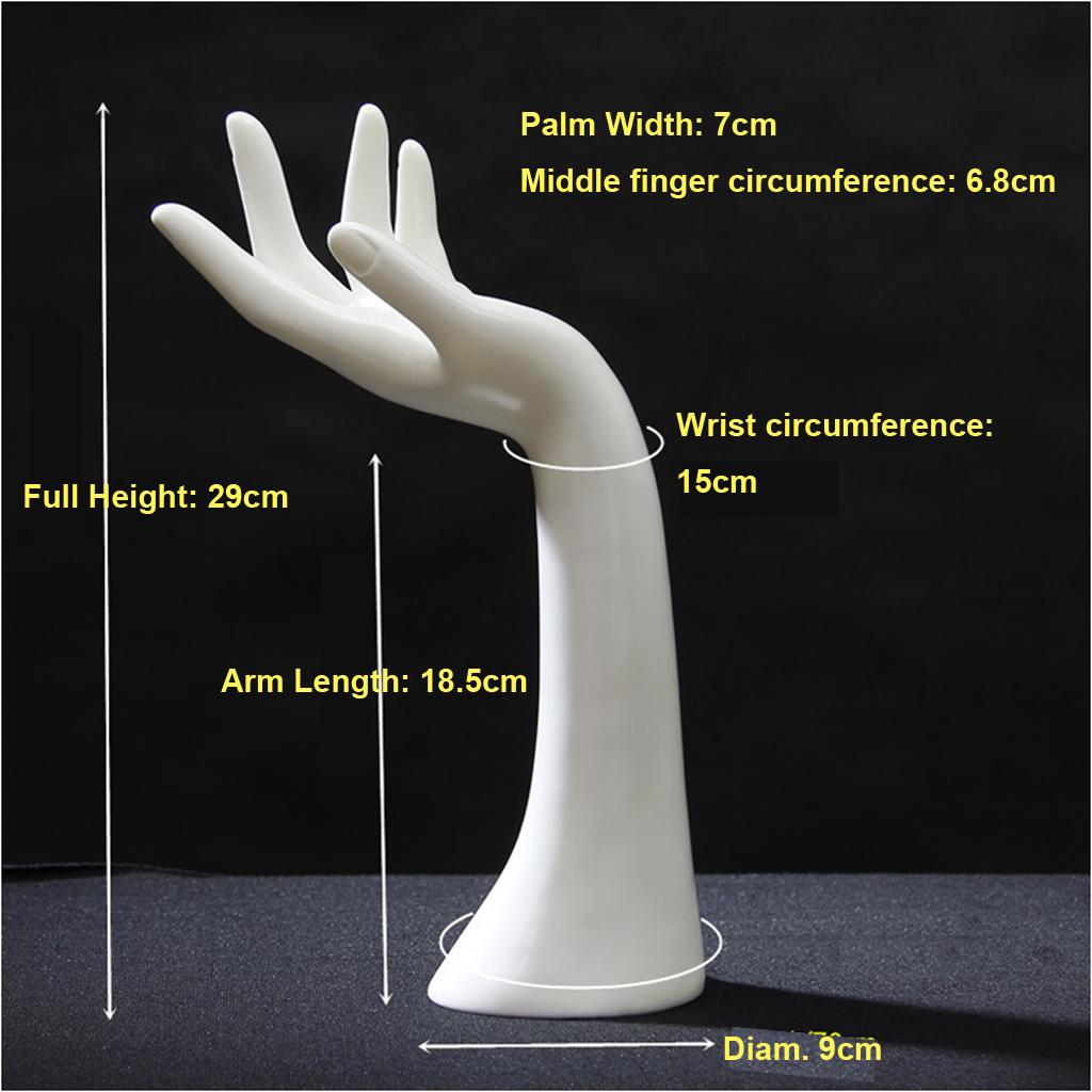 Female Adult Left Hand Mannequin Women Display Model Holder Natural Skin