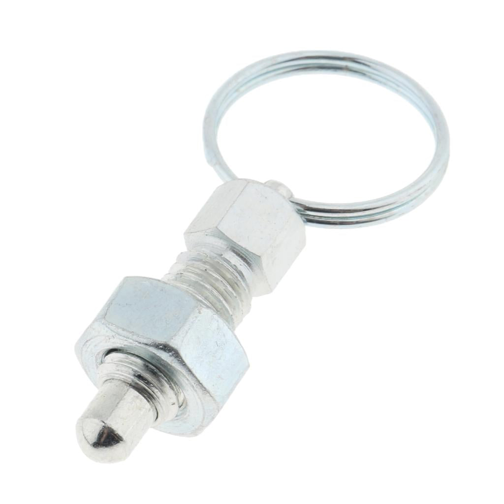 Galvanised Carbon Steel Non Lock-Out Indexing Plunger with Pull Ring M6