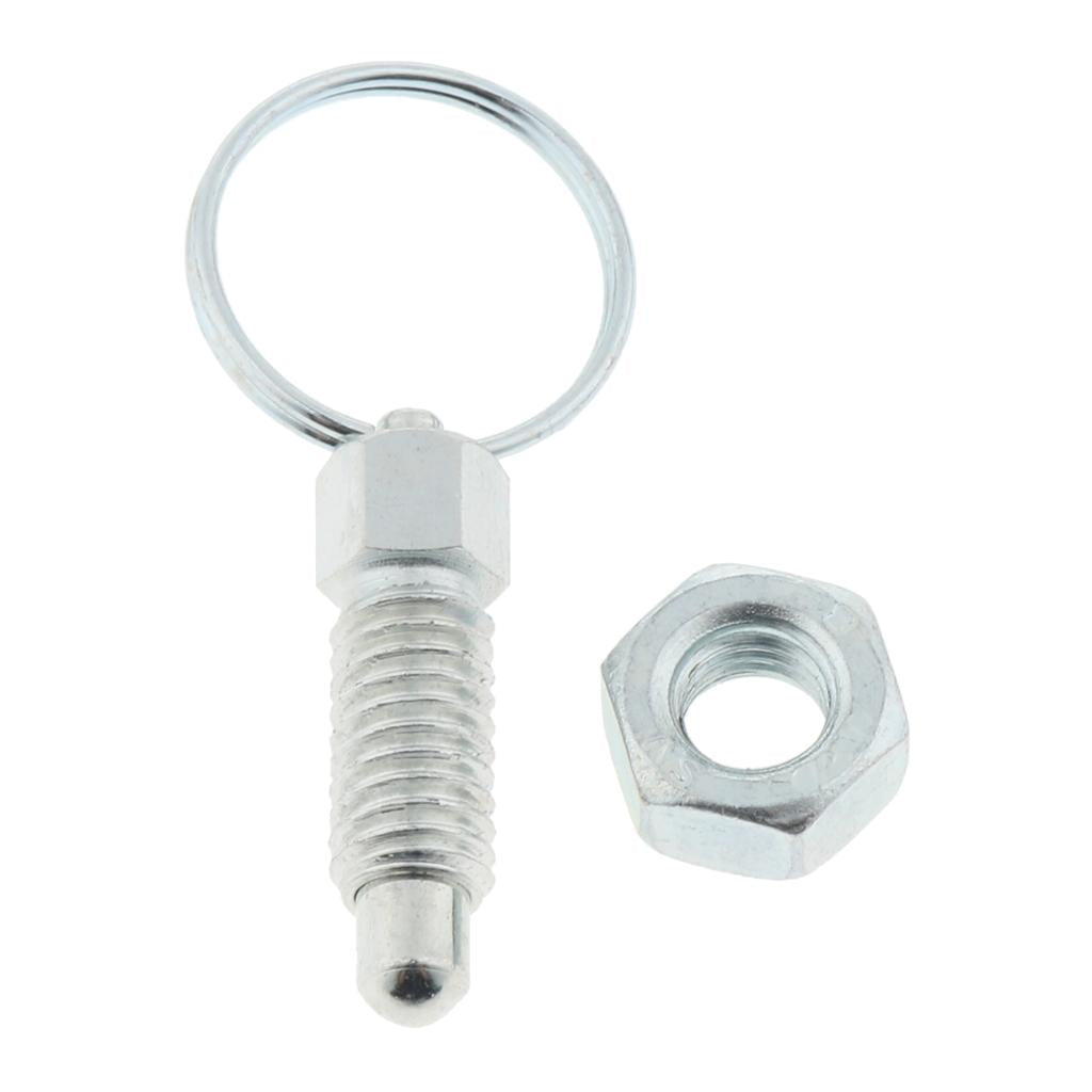 Galvanised Carbon Steel Non Lock-Out Indexing Plunger with Pull Ring M6