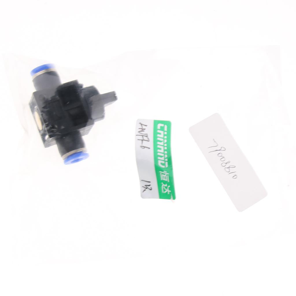 Pneumatic Tee Connector Push In Fitting Air/Water Hose Tube 6mm Fitting Size