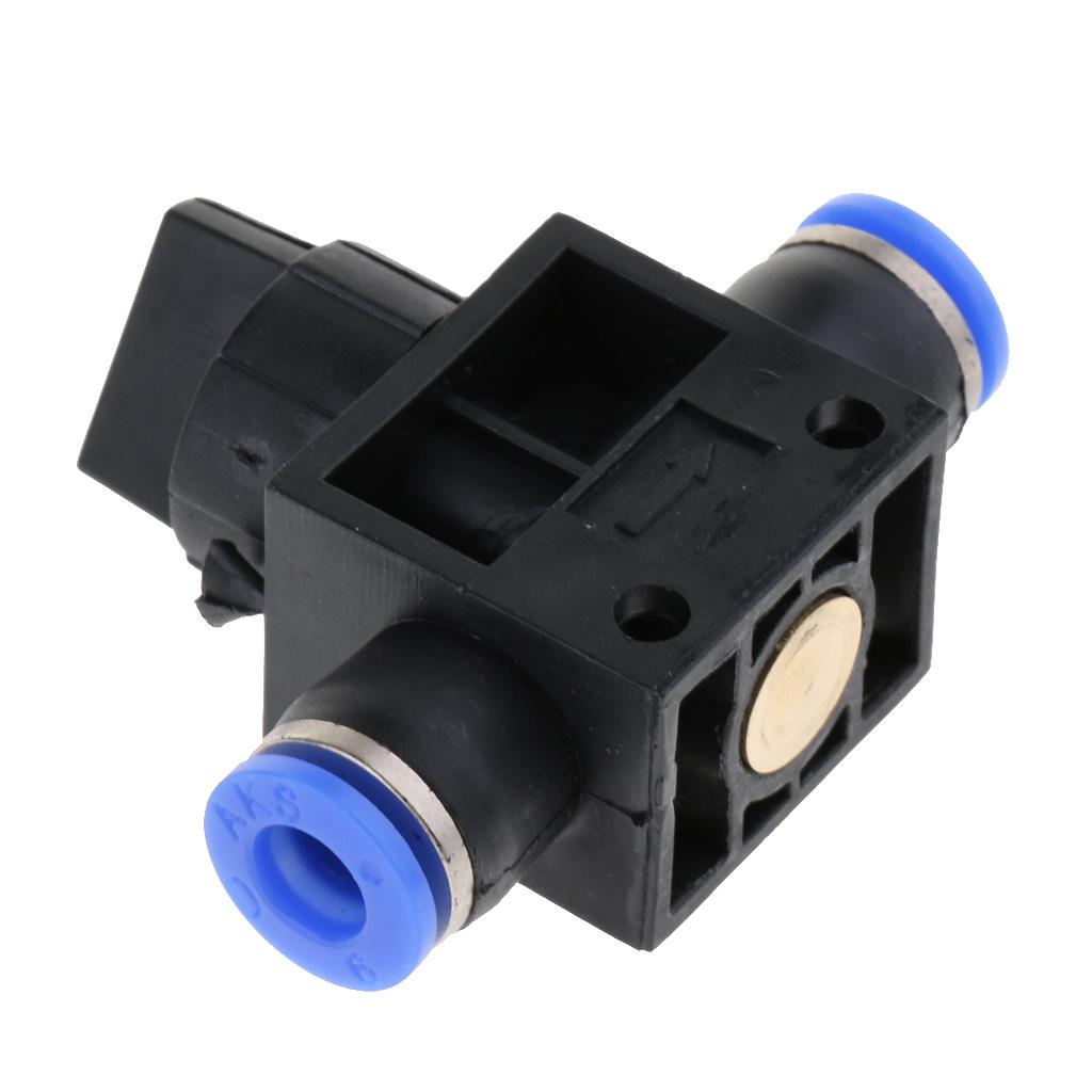 Pneumatic Tee Connector Push In Fitting Air/Water Hose Tube 6mm Fitting Size