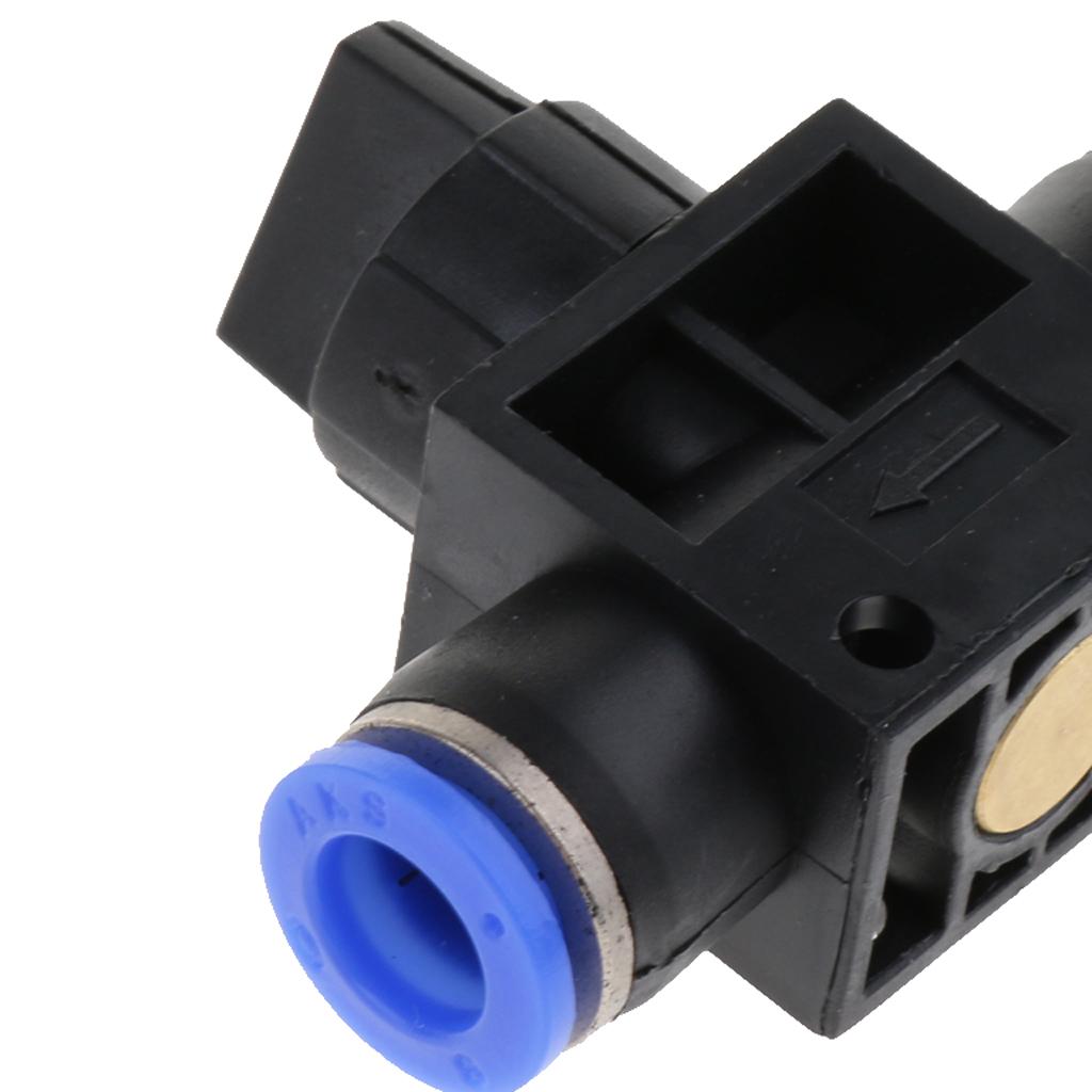 Pneumatic Tee Connector Push In Fitting Air/Water Hose Tube 8mm Fitting Size