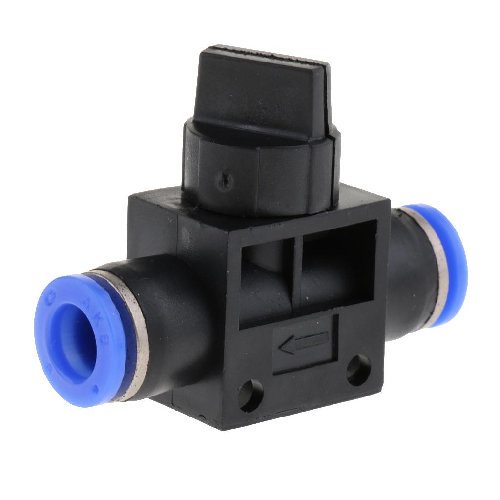Pneumatic Tee Connector Push In Fitting Air/Water Hose Tube 8mm Fitting Size