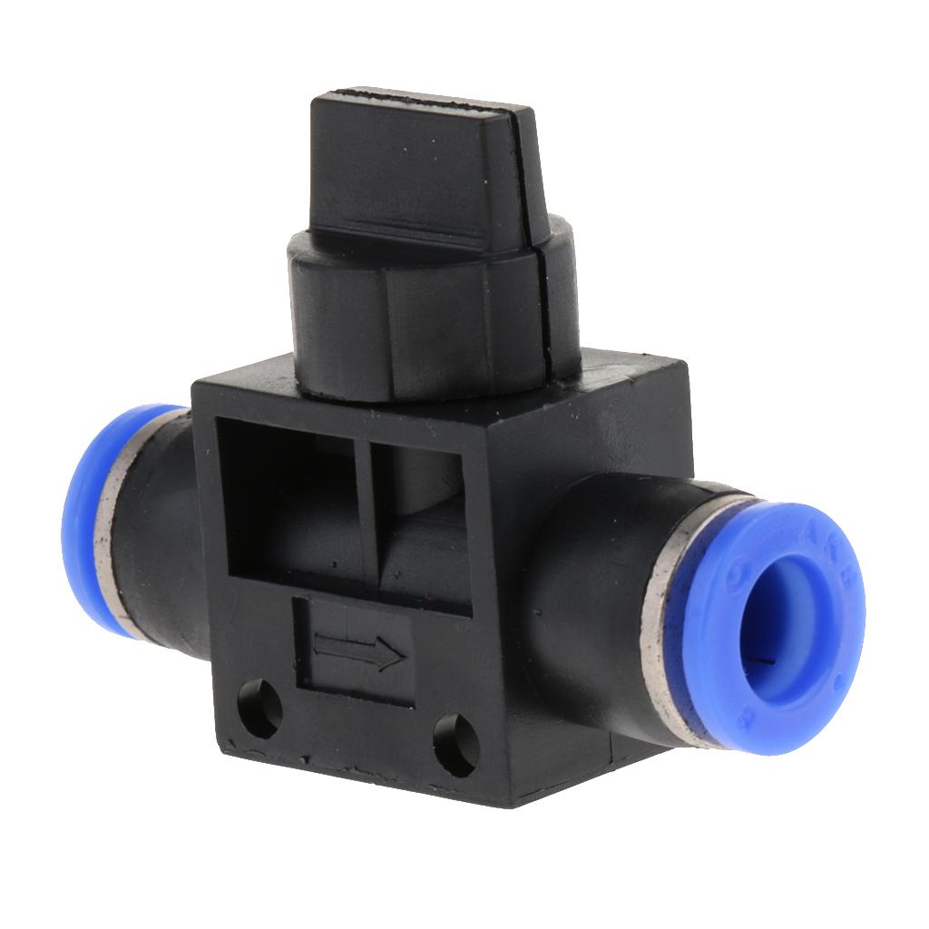 Pneumatic Tee Connector Push In Fitting Air/Water Hose Tube 8mm Fitting Size