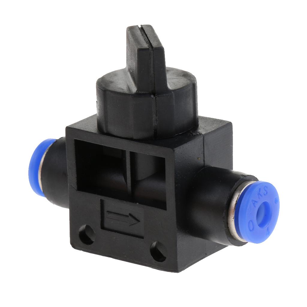 Pneumatic Tee Connector Push In Fitting Air/Water Hose Tube 4mm Fitting Size