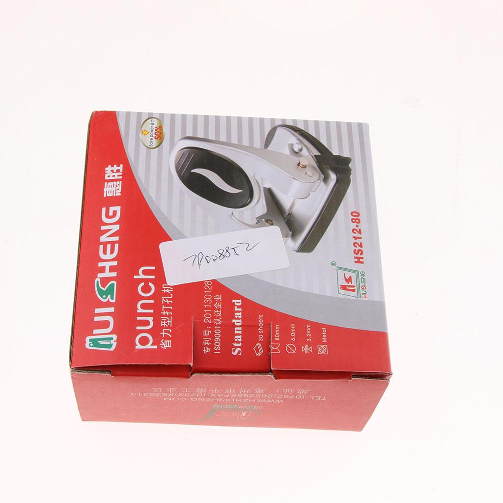 1PC Single One Hole Paper Punch 1-30 Sheets Capacity for Office Home School