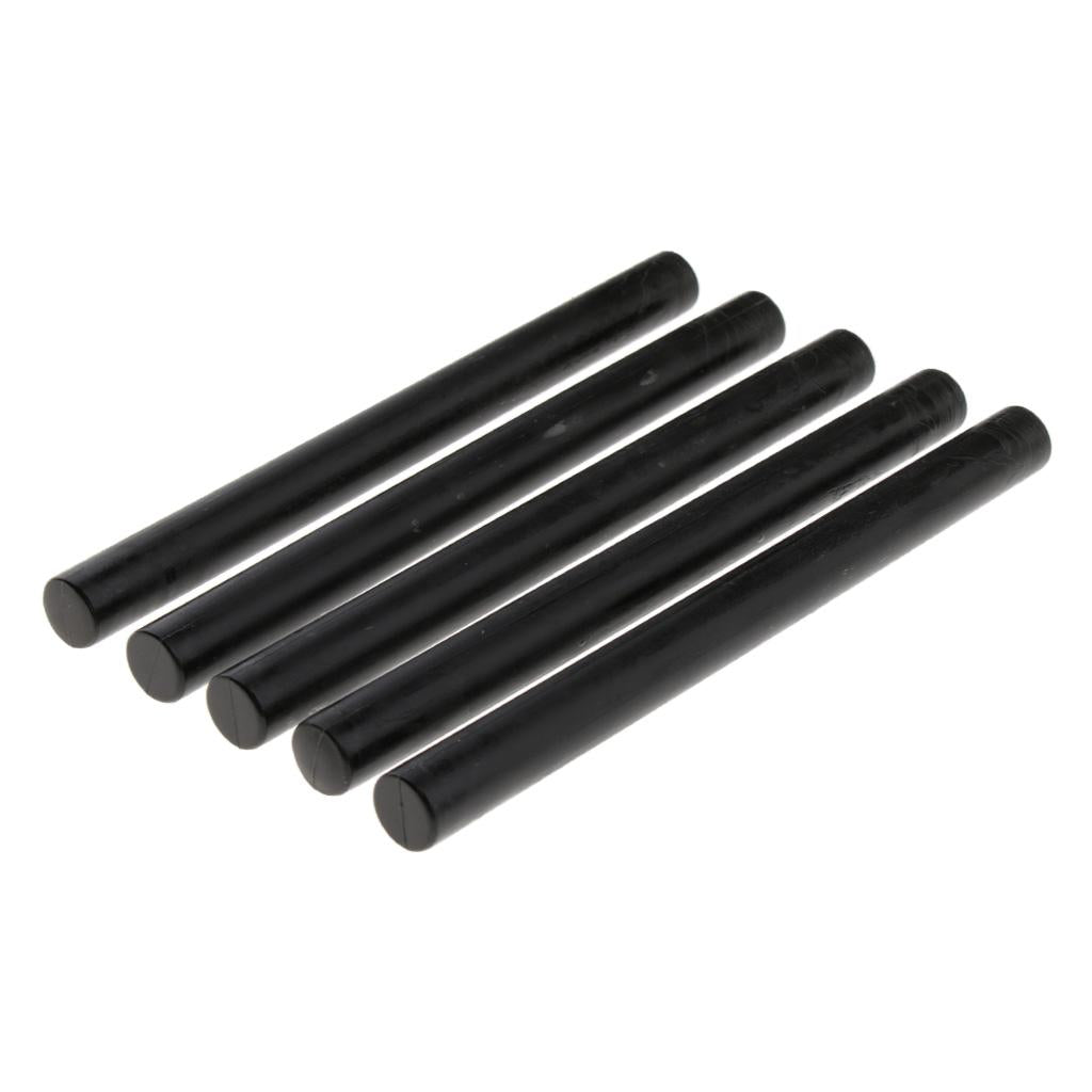 5Pcs Round Sealing Wax Stick Seal Stamp Glue for Wedding Party Tools Black