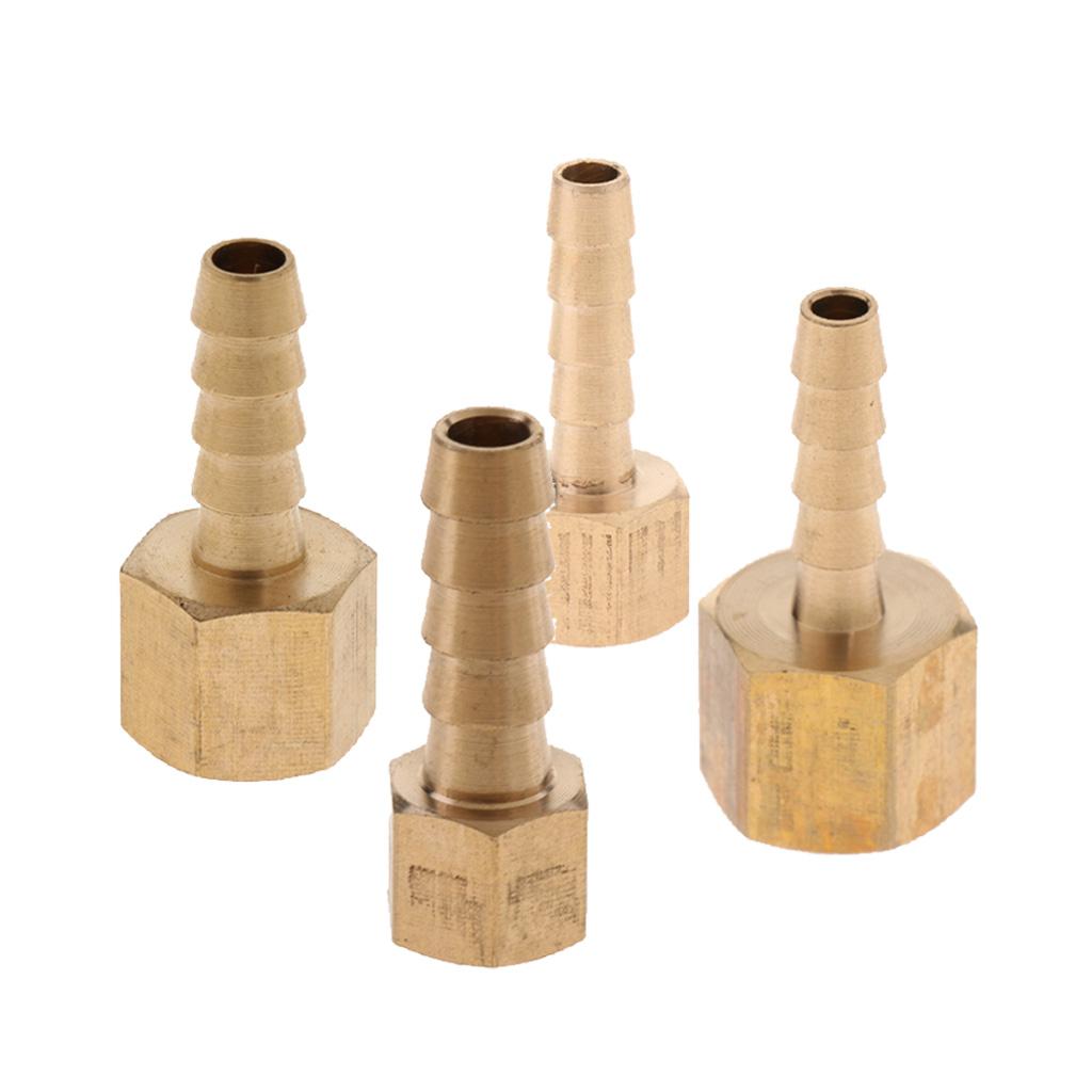 Brass Female Hose Fitting, Connector Coupler Adapter Barb BSP 1