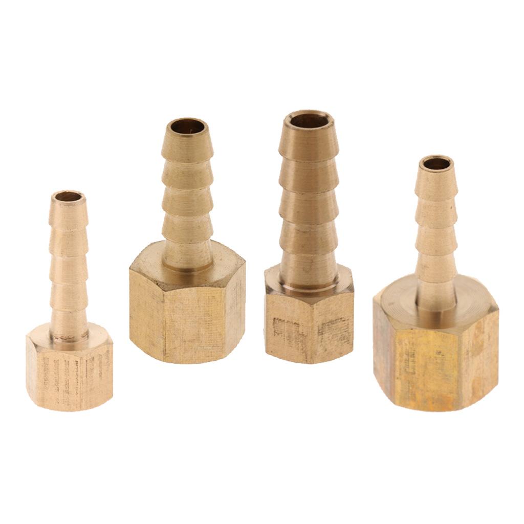 Brass Female Hose Fitting, Connector Coupler Adapter Barb BSP 1