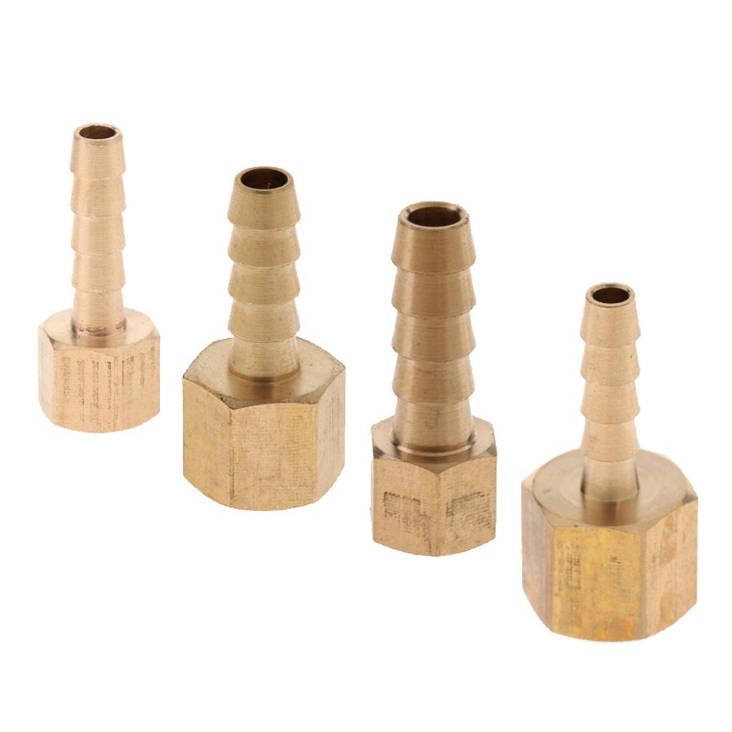 Brass Female Hose Fitting, Connector Coupler Adapter Barb BSP 1