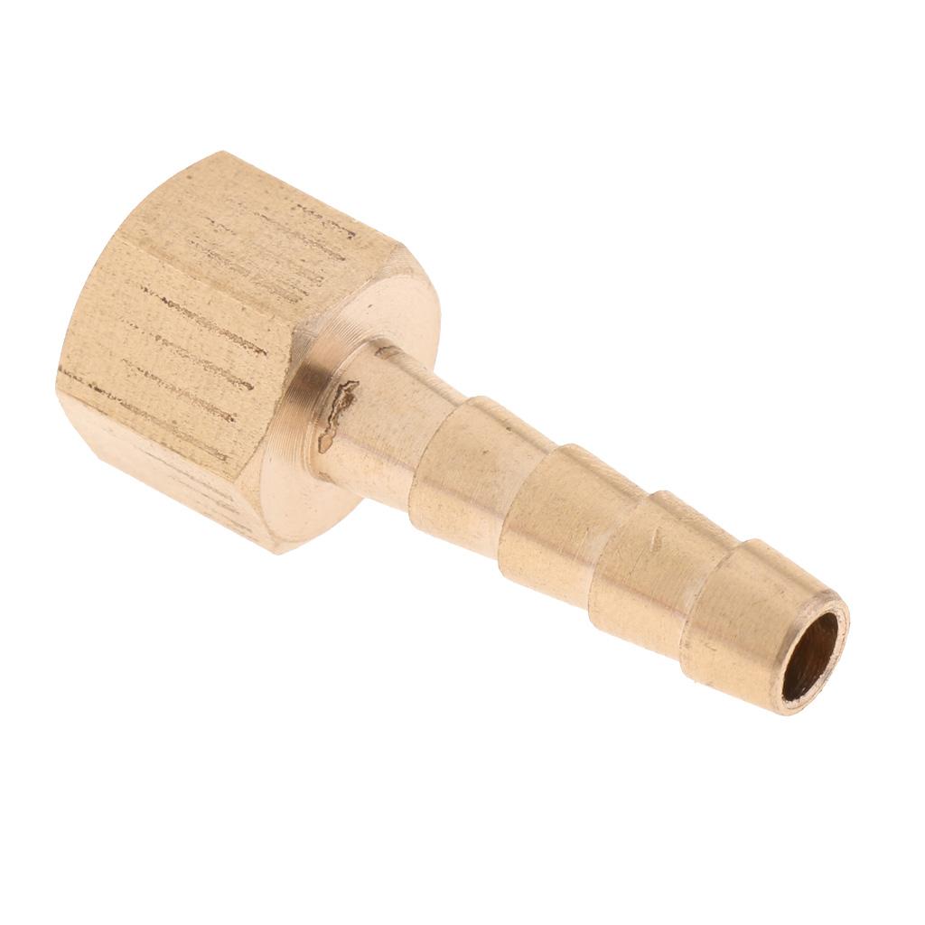 Brass Female Hose Fitting, Connector Coupler Adapter Barb BSP 1
