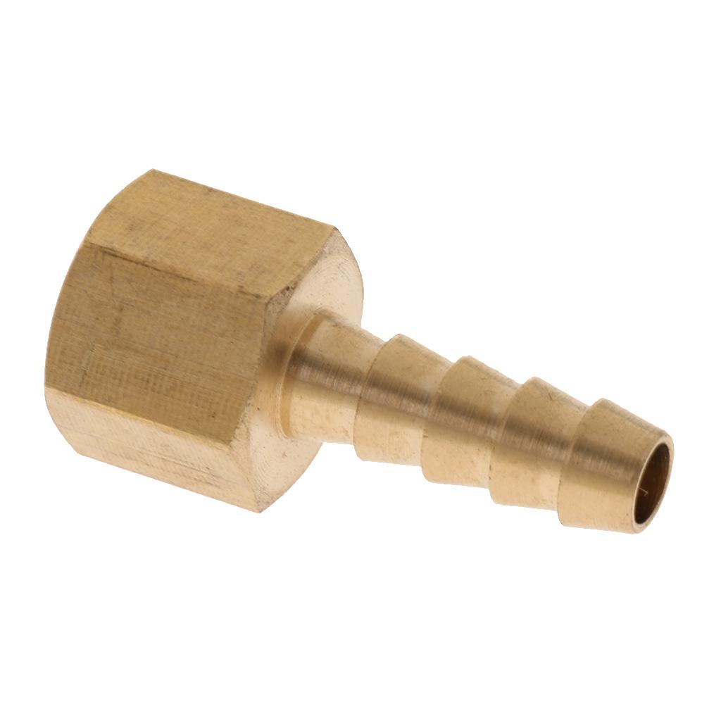 Brass Female Hose Fitting, Connector Coupler Adapter Barb BSP 2