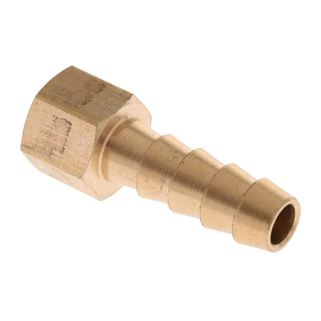 Brass Female Hose Fitting, Connector Coupler Adapter Barb BSP 3