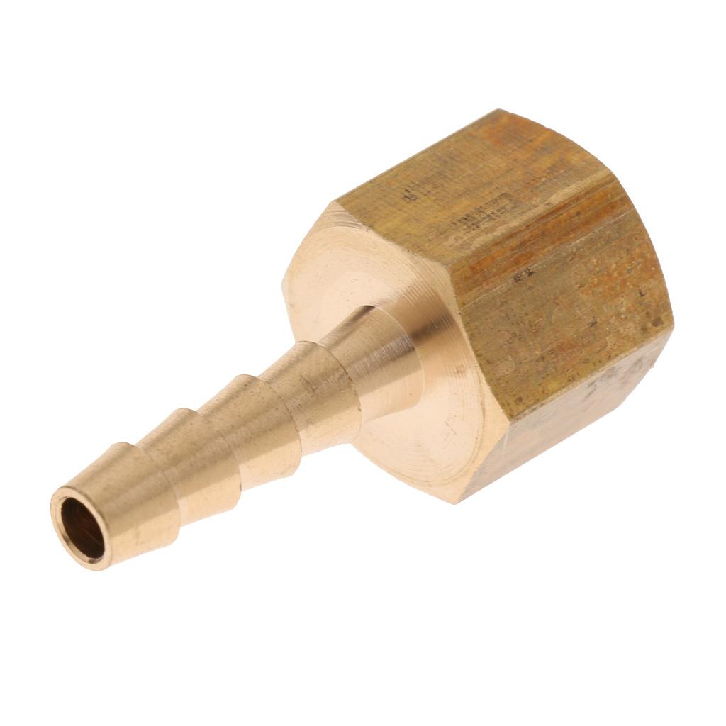Brass Female Hose Fitting, Connector Coupler Adapter Barb BSP 4