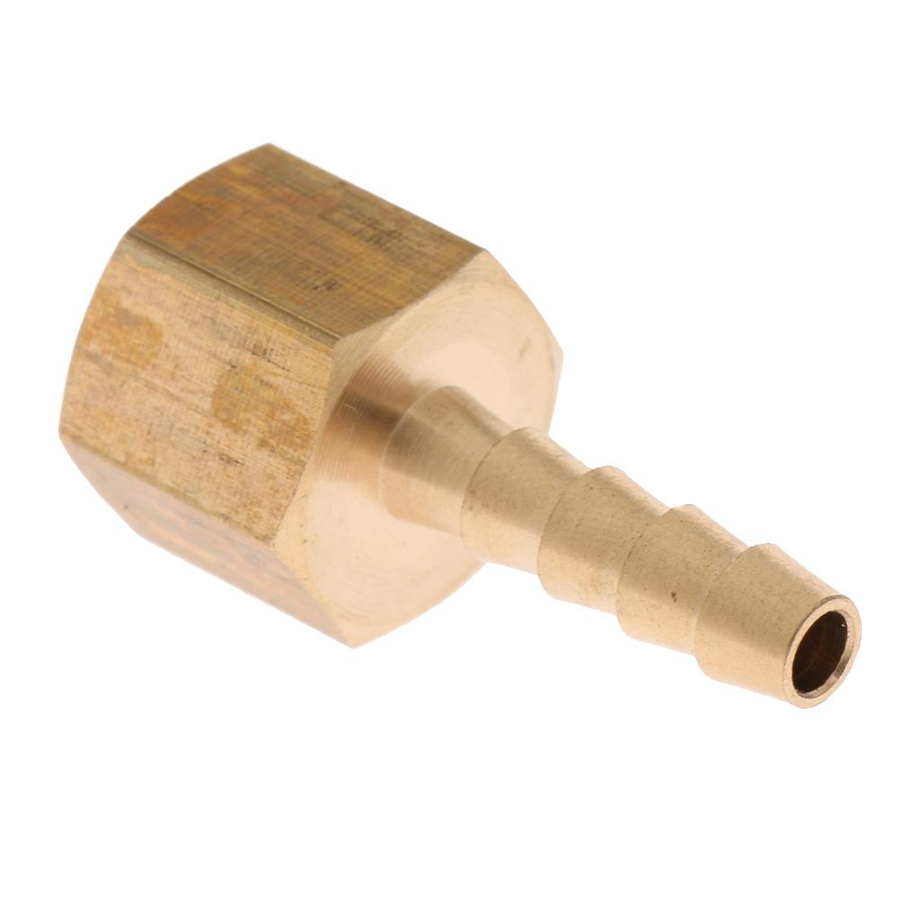 Brass Female Hose Fitting, Connector Coupler Adapter Barb BSP 4