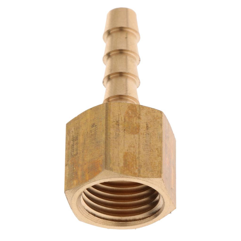 Brass Female Hose Fitting, Connector Coupler Adapter Barb BSP 4