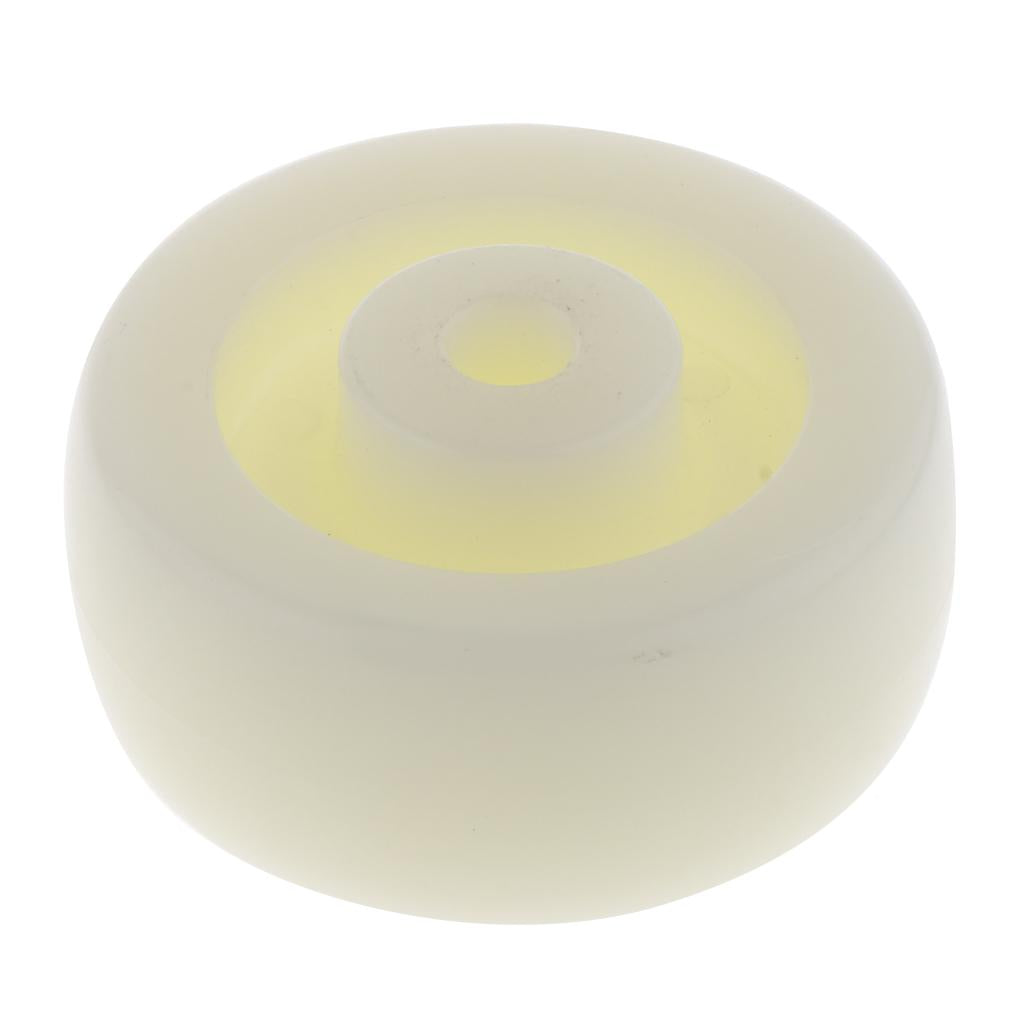 White PP Caster Wheels Replacement Accessory for Office Chair Sofa 3 Inch