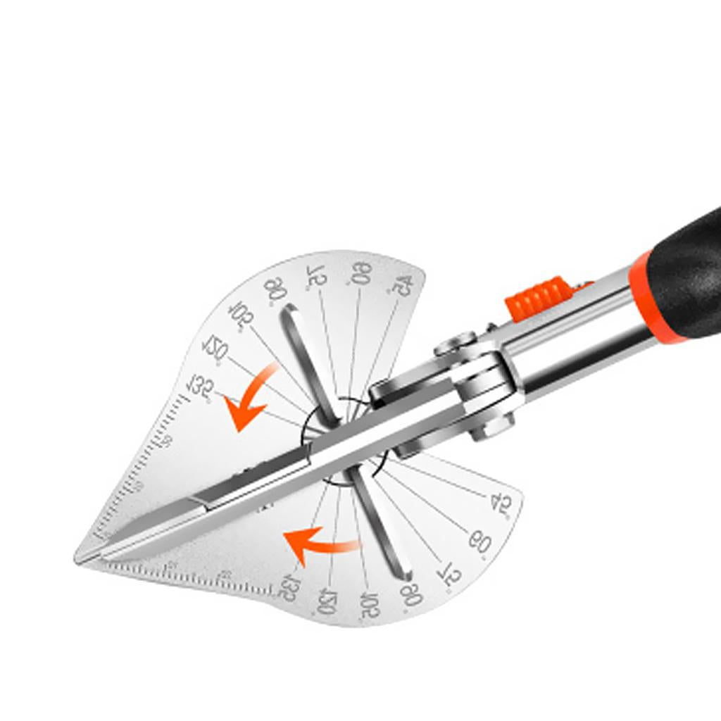 Multi-Angle Miter Shear Cutter Scissor for Vinyl Wood Molding Trim Hand Tool
