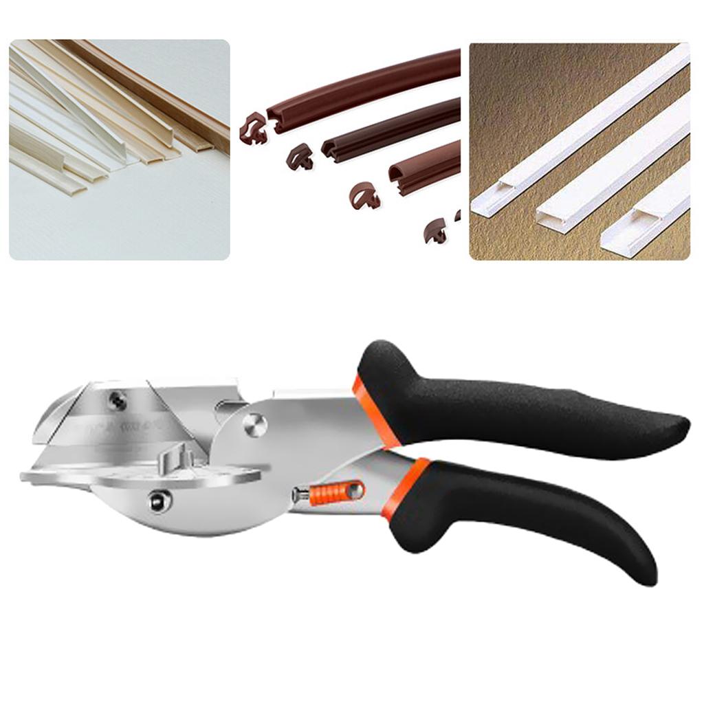 Multi-Angle Miter Shear Cutter Scissor for Vinyl Wood Molding Trim Hand Tool