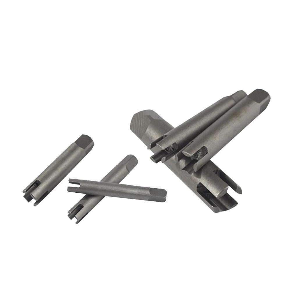 Broken Head Tap Remover Stripped Screw Tap Extractor Set M4-M22 6 Pcs M4-M12