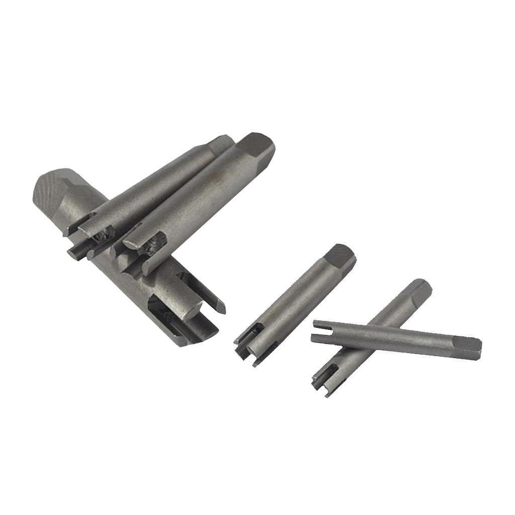 Broken Head Tap Remover Stripped Screw Tap Extractor Set M4-M22 6 Pcs M4-M12