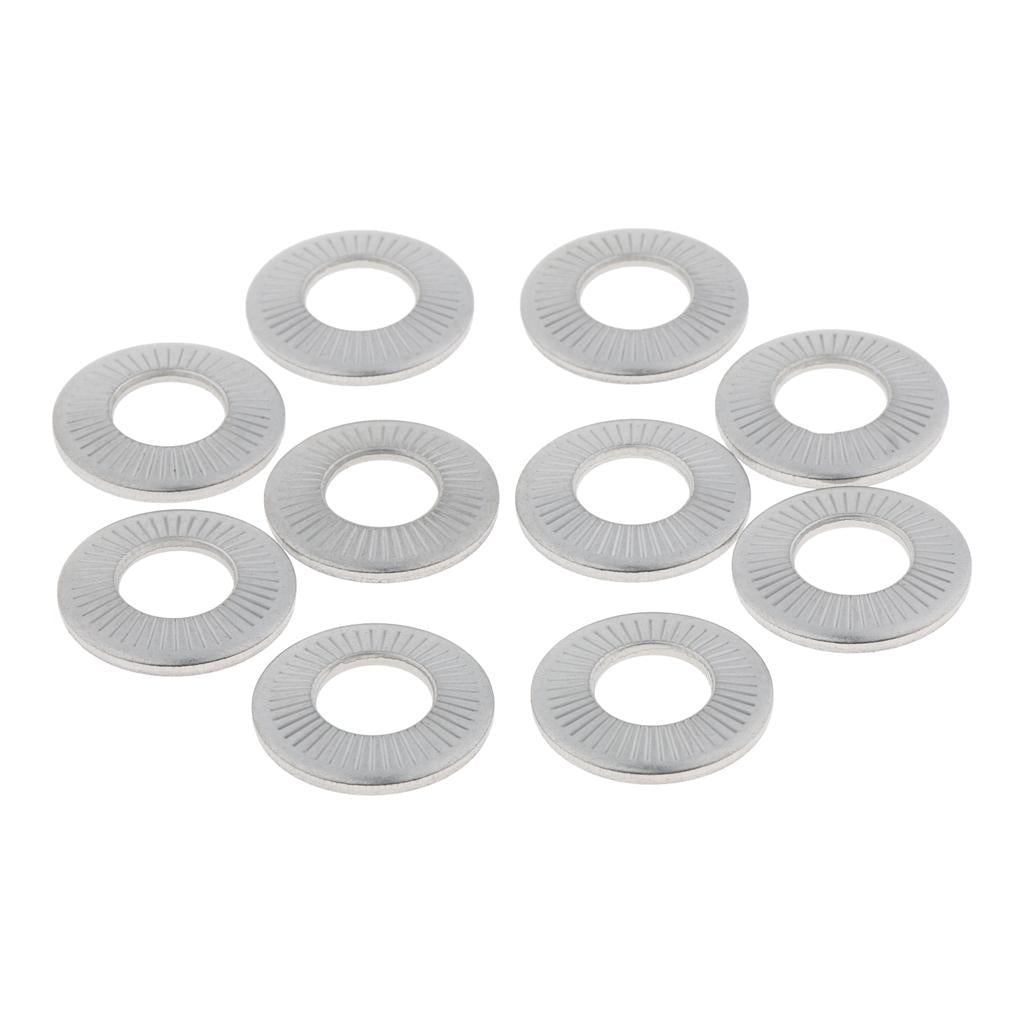 M3-M10 Flat Washer Gasket, Plain Washer for Screws Bolts 10 Pcs M10x22