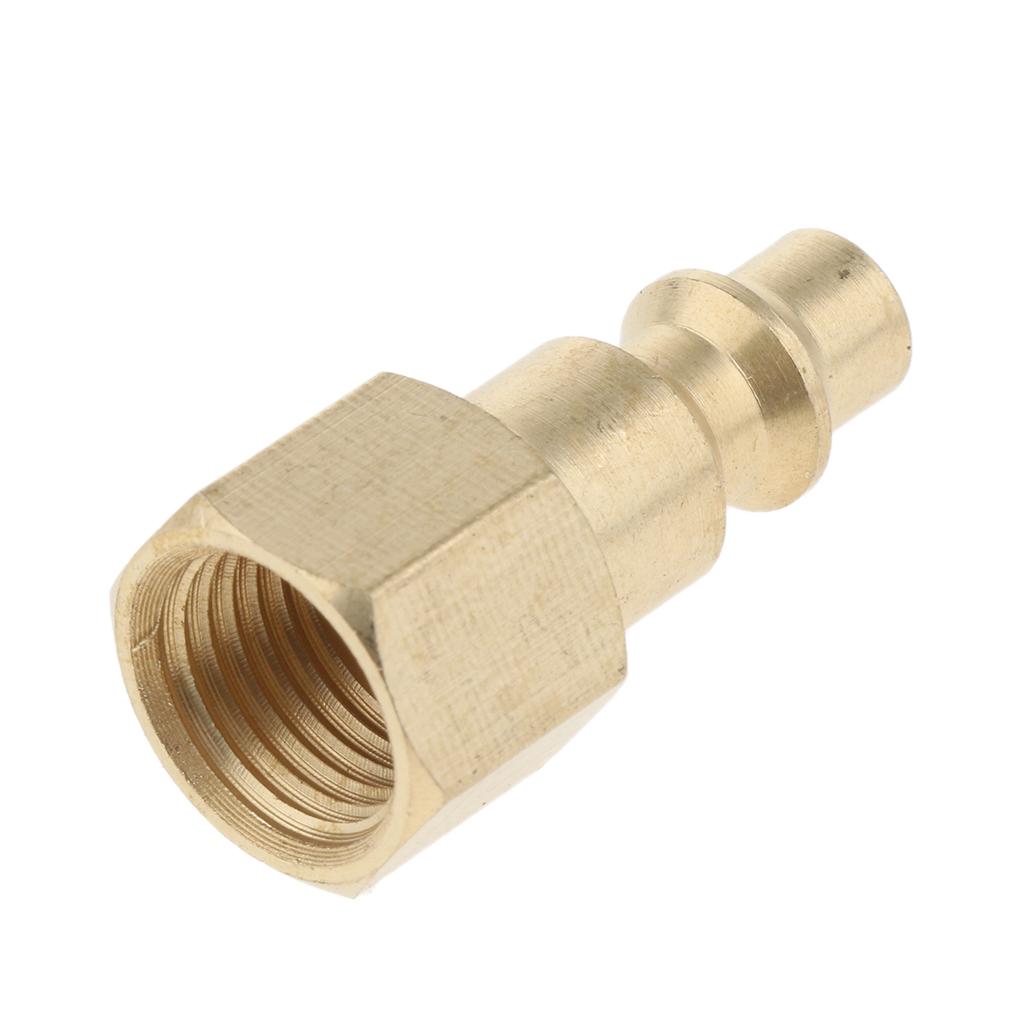 Heavy Duty Quick Coupler Air Hose Connector Fittings 1/4" NPT Tools Plug