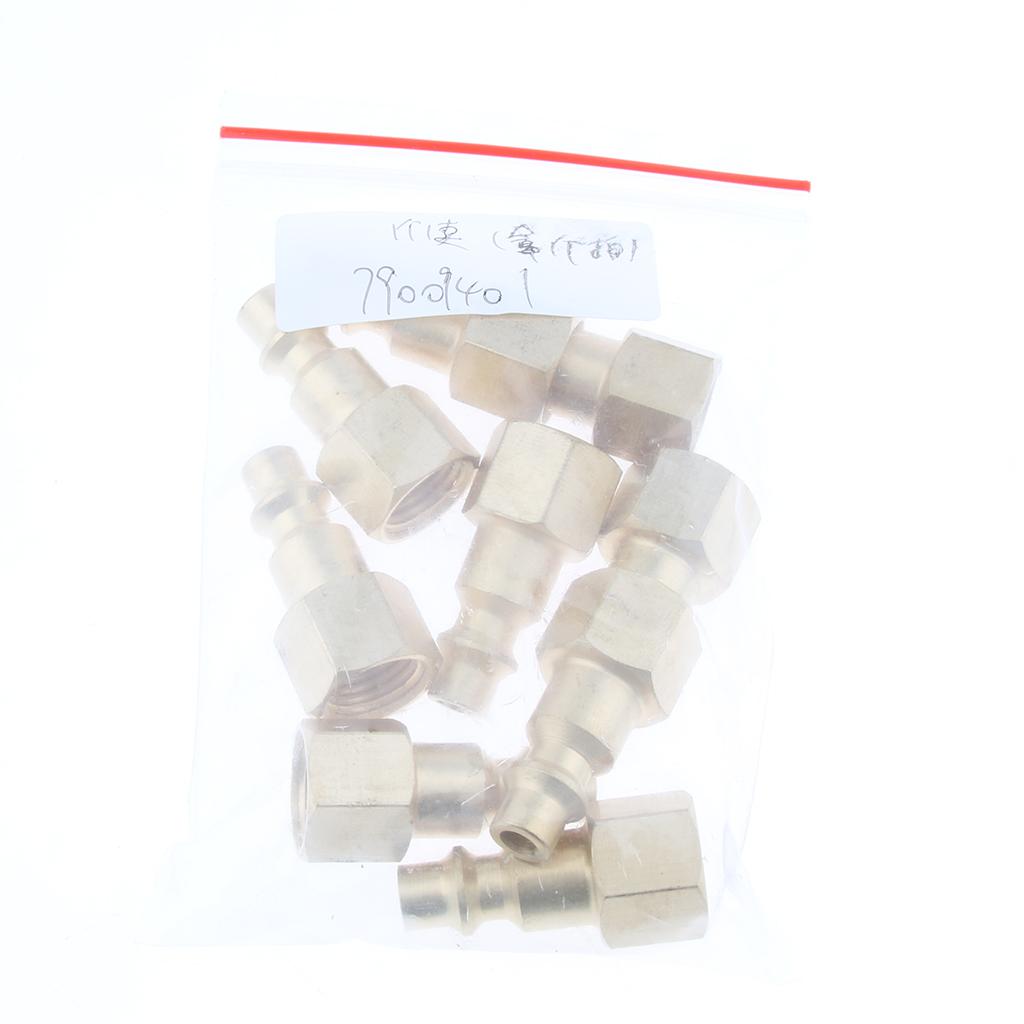 Heavy Duty Quick Coupler Air Hose Connector Fittings 1/4" NPT Tools Plug