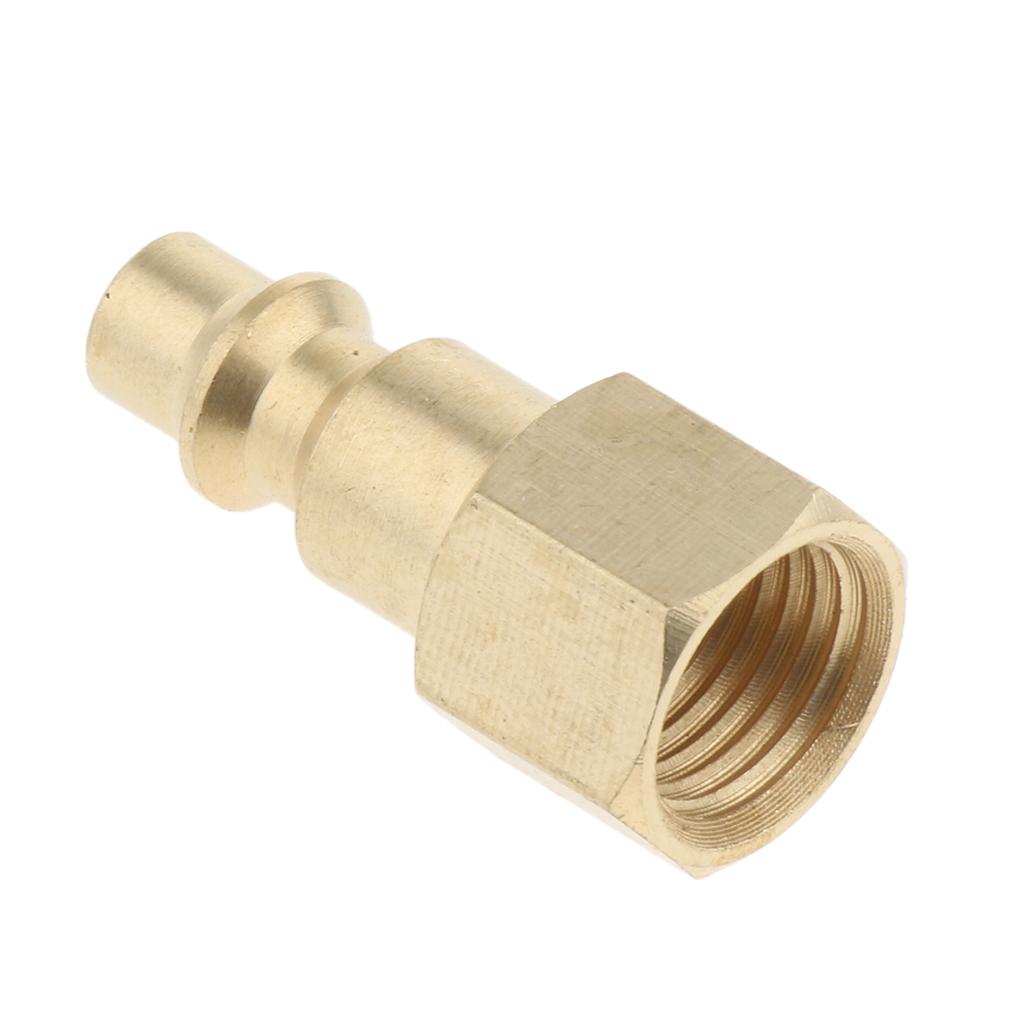 Heavy Duty Quick Coupler Air Hose Connector Fittings 1/4" NPT Tools Plug