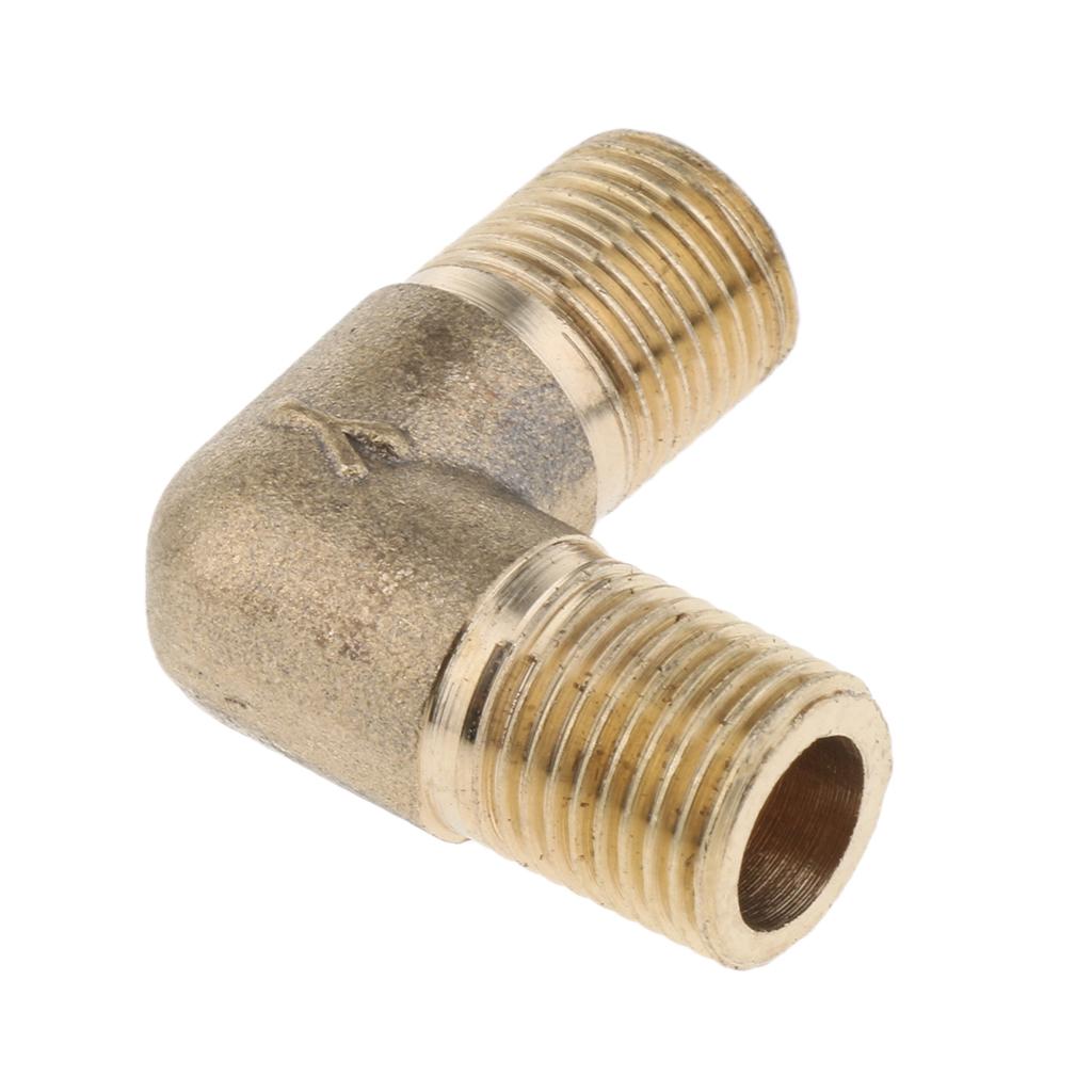 Brass Male Elbow Adapter Connector 1/2'' 1/4'' 1/8'' 3/8'' Thread Fittings A