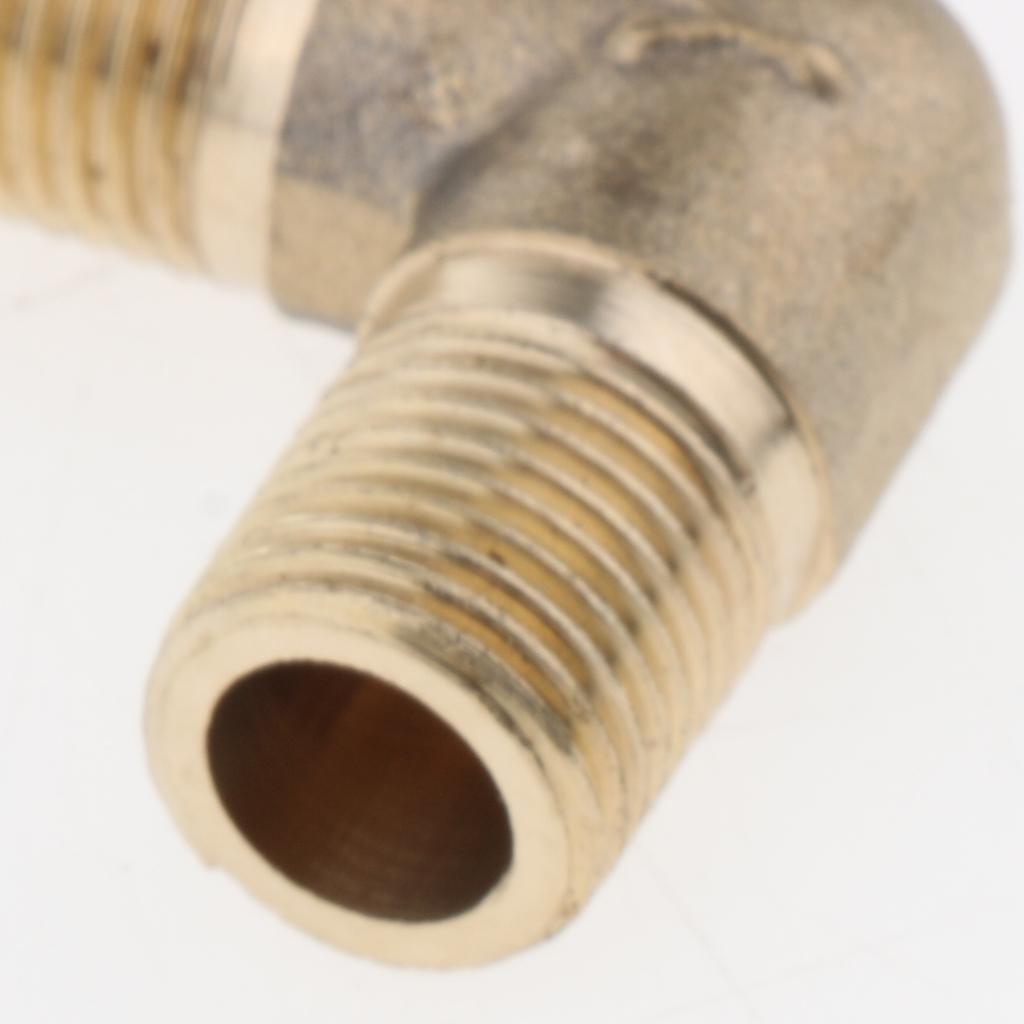 Brass Male Elbow Adapter Connector 1/2'' 1/4'' 1/8'' 3/8'' Thread Fittings A